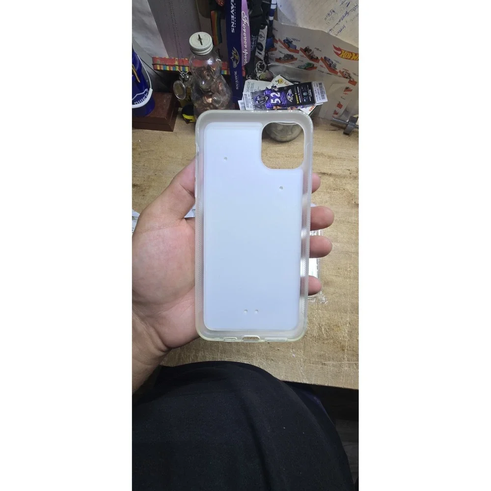 Lot of 6 IPhone 11 Pro Max White 2D Sublimation Blank Phone Cases Brand New